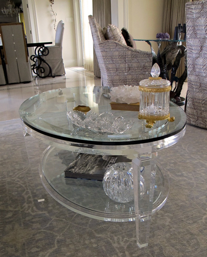 Custom on sale acrylic furniture